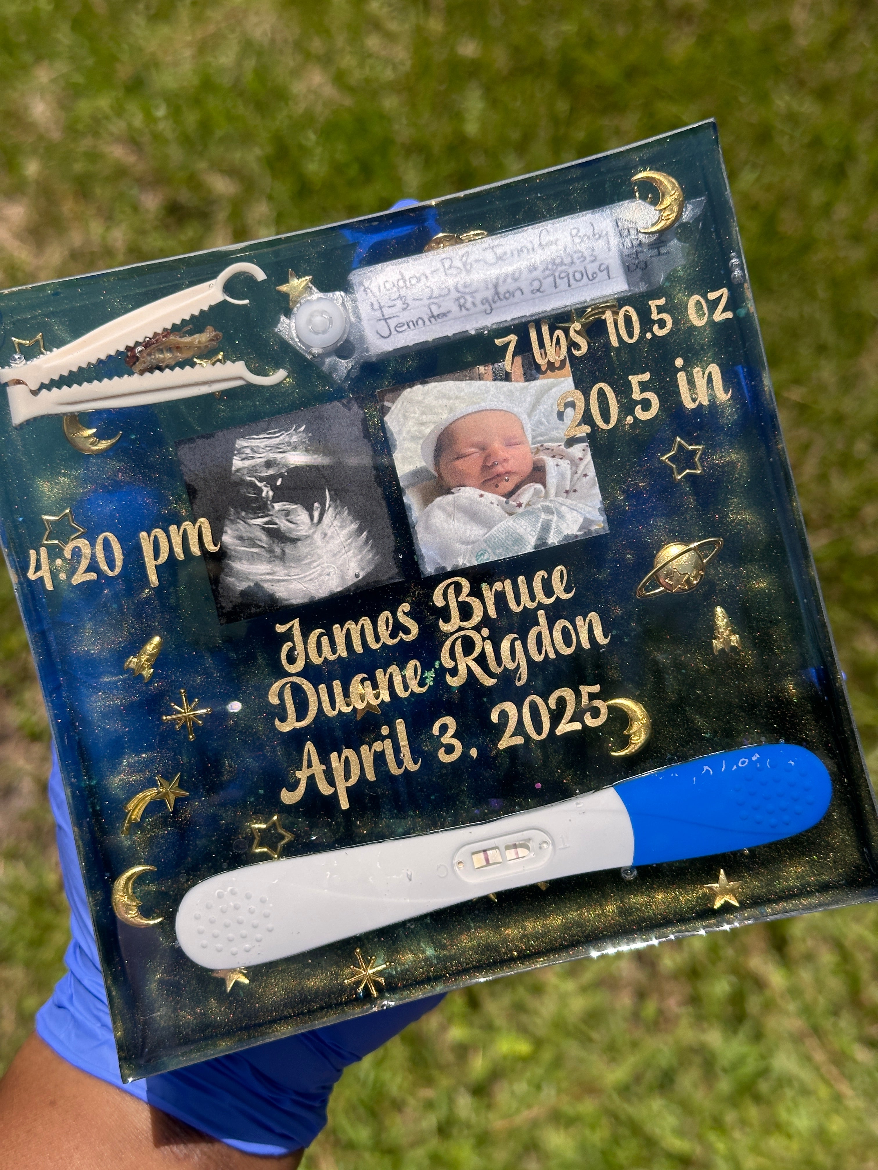 Square Baby Keepsake | Customized