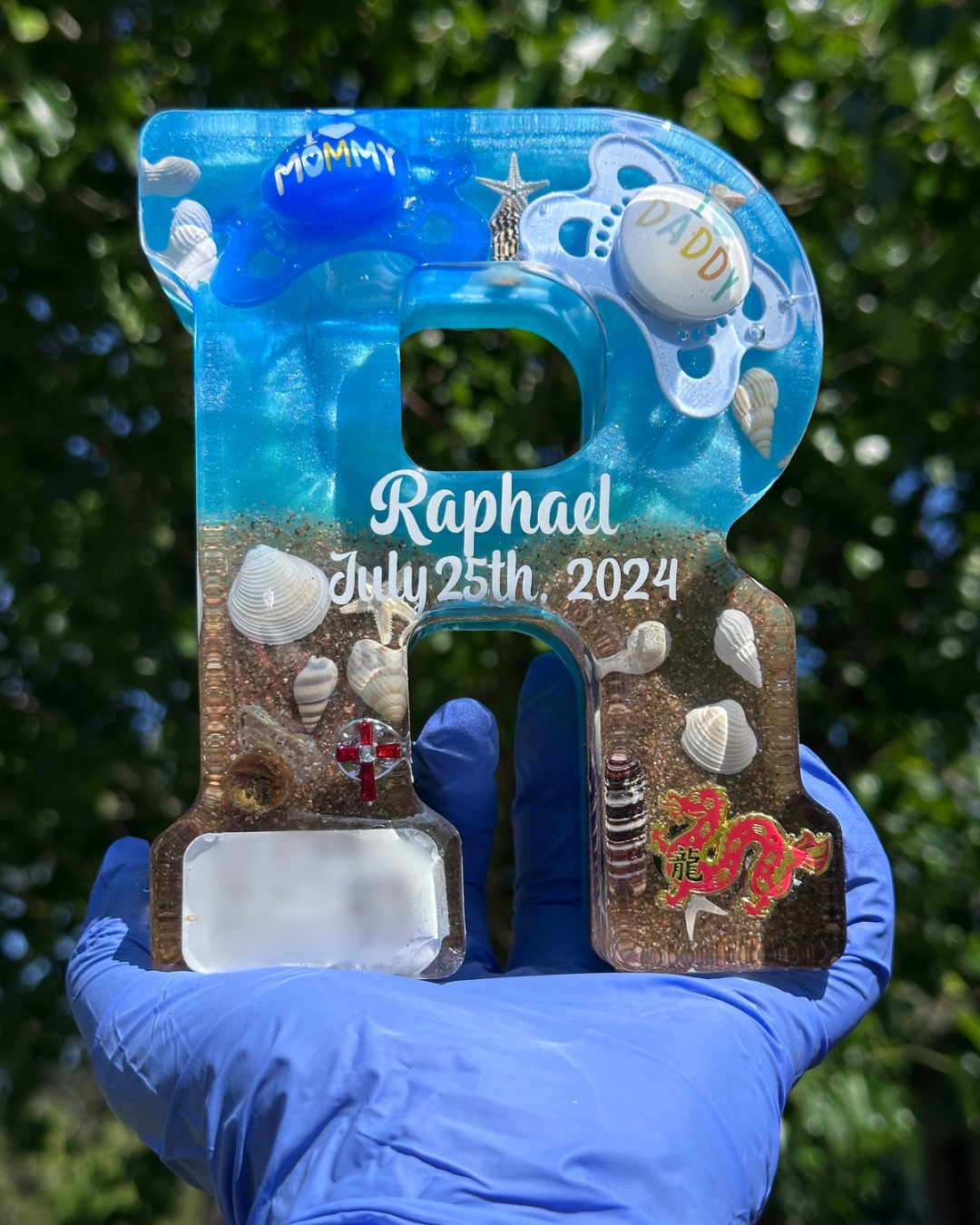 Letter Baby Keepsake | Customized